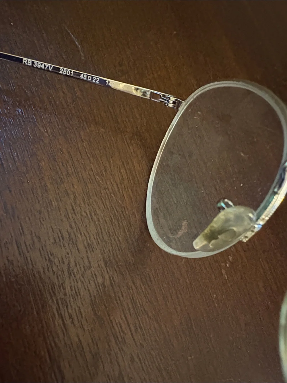 Ray-Ban Round Metal SILVER Glasses RX3947V ROUND GAZE in case